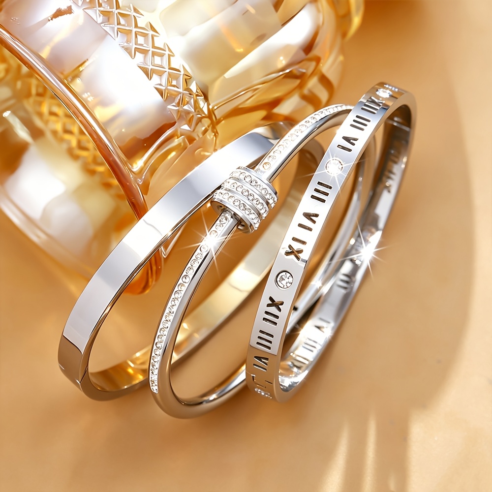 Women's Waterproof Stainless Steel Bracelet, Stacking Gift